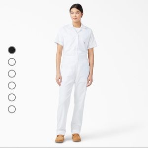 NWOT Dickies Women’s Short sleeve Coveralls - White